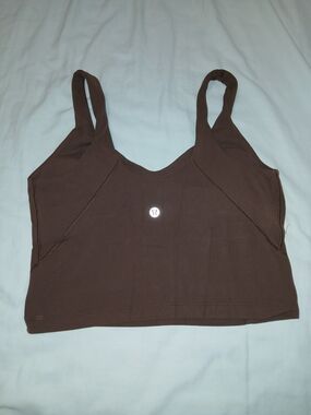 Lululemon Sports Bra Crop Top. Brown